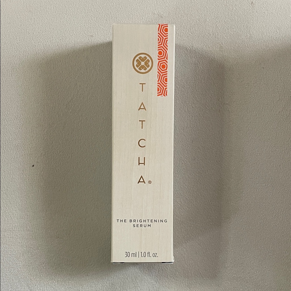 Tatcha Brightening Serum in Cream and Orange